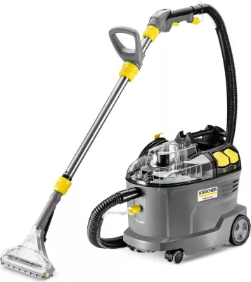 Pastrues qilimash me ekstraksion, Karcher Puzzi 8/1 Adv (1.100-241.0), 1200 W, rezervuar 8L/7L, kabllo 7.5 m, ngjyrë antracit, set aksesorësh
