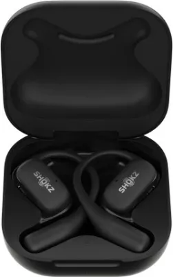 Kufje SHOKZ OpenFit, Wireless, për Thirrje/Muzikë/Sport/Përdorim të Përditshëm, Ngjyrë e Zezë