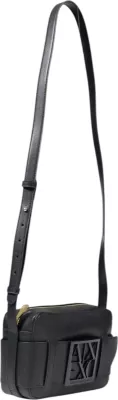Çantë krahu Armani Exchange 942699 0A874 për femra, e zezë