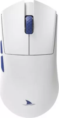 Maus gaming wireless Darmoshark M3s PRO, 26000 DPI, 8 butona, i bardhë