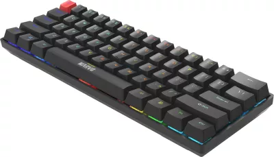 Tastierë mekanike Marvo KG933G Saber 61 60% RGB USB Type-C e zezë