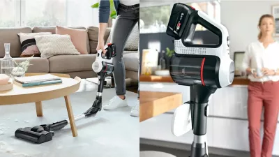 Fshesë me korrent Bosch BSS715CARP, pa qese, 0.3L, 18V, e zezë/argjendtë/e bardhë