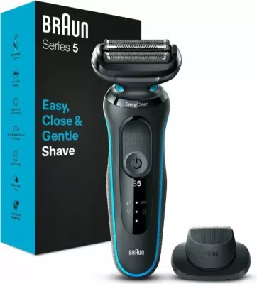 Makinë rroje Braun Series 5 51-M1200s, e zezë, blu