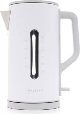 Ibrik elektrik KOHERSEN Modern Matt A451, 1.7L, 3000W, Bardhë
