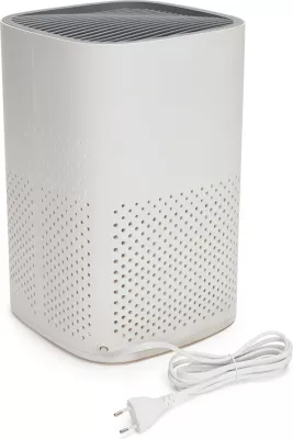 Pastrues ajri AIWA PA-100, HEPA H13 + jonizues, CADR 140 m³/h, për dhomë 16.8 m², 30 W, i bardhë
