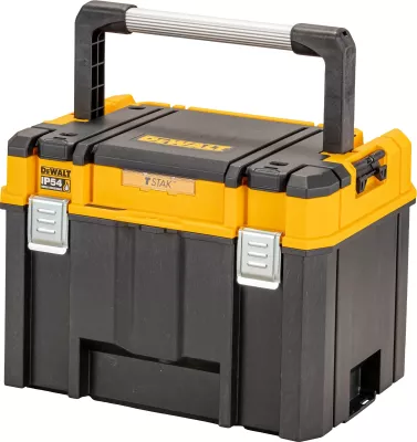 Kuti veglash e thellë Dewalt DWST1-75774 / DWST83343-1, IP54, 440×440×323 mm, me dorezë shtesë, verdhë/zi