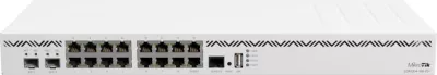 Router gigabit Mikrotik CCR2004-16G-2S+ 16xGE, 2x10G SFP+, 4GB RAM, 1U rack, i bardhë