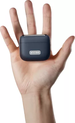 Makinë rroje elektrike portative Yoose Mini 5, 5-tehe (4+1), IPX7, USB-C, 90 min, 14000 rpm, blu