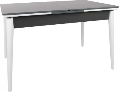 Tavolinë ngrënie me zgjatje, Skye Decor, anthracite dhe e bardhë, Sigma - 992