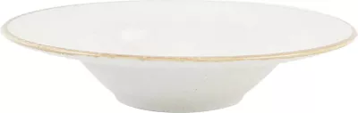 Pjatë pasta Porland Seasons Sand Ø300 mm, porcelan, krem, set 6 copë