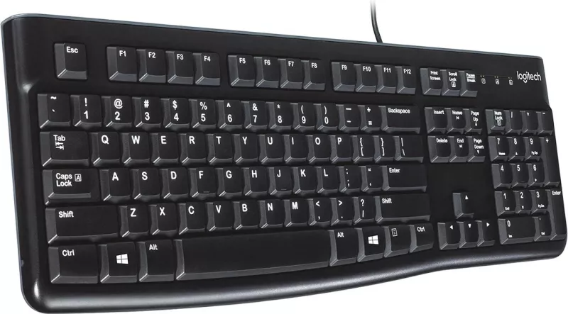 Tastierë Logitech K120 për Biznes, Wired, USB, QWERTY, Ngjyrë e zezë