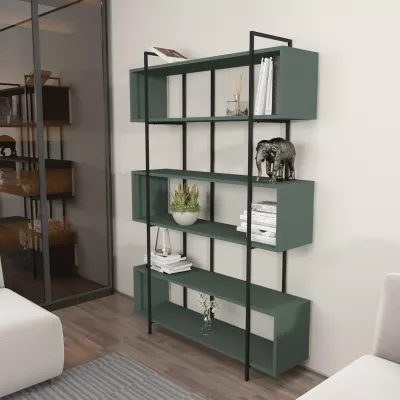 Raft librash Hanah Home, Bruti, ngjyrë e gjelbër dhe e zezë