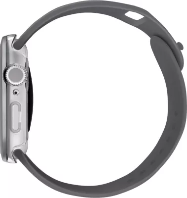 Mbështjellës UNIQ Voute për Apple Watch Series 10, 42mm, xham i temperuar, argjendtë