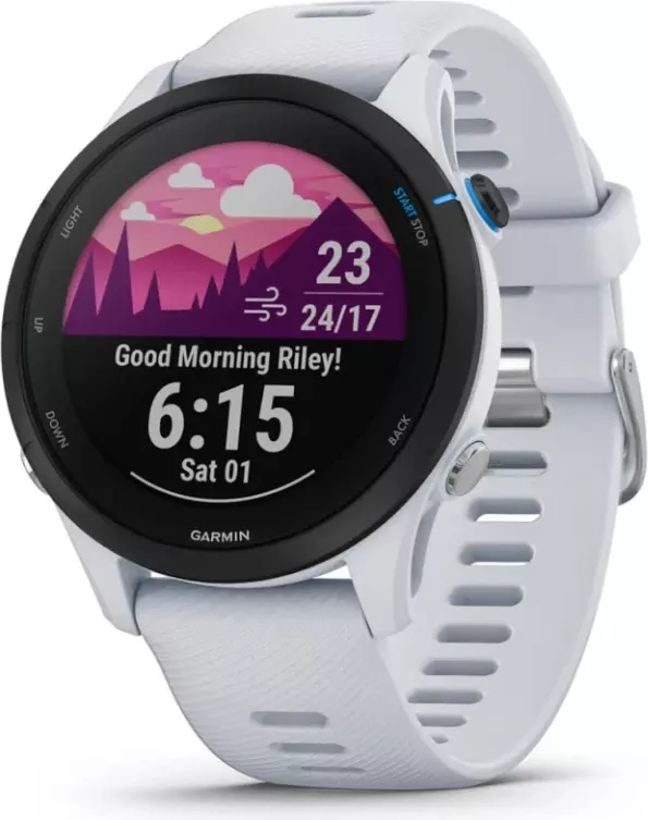 Smartwatch Garmin Forerunner® 255 Music Whitestone, 46 mm