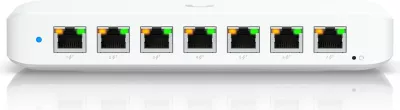 Switch Ubiquiti Ultra 60W, 8 porta, Gigabit, Managed, PoE, i bardhë