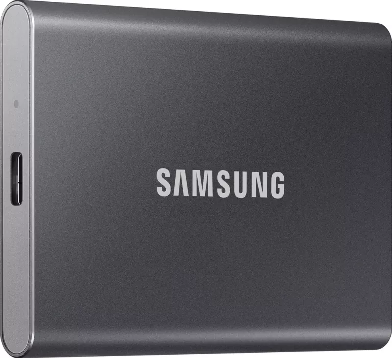 Disk SSD i jashtëm Samsung Portable T7, 1 TB, USB- C, hiri