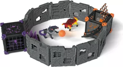 Set lodrash Schleich BattleCave Arena Lava vs Shadow, aksion/aventurë, multikolor