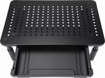 Mbajtëse monitori Gembird MS-TABLE-D-01 me sirtar, e zezë