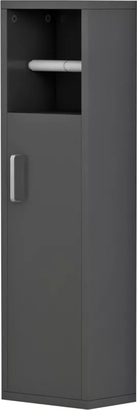 Kabinet për banjo DAMIEN, ngjyrë antracit, FH9025.11, 20x13x70Hcm