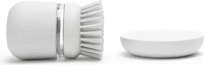 Furçë për larje enësh BRABANTIA SinkSide MPN 302640, me dispenser sapuni 0.1 L, me mbajtëse, gri e çelët