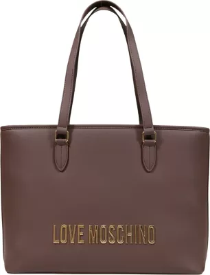 Çantë shopper për femra Love Moschino JC4190PP, kafe