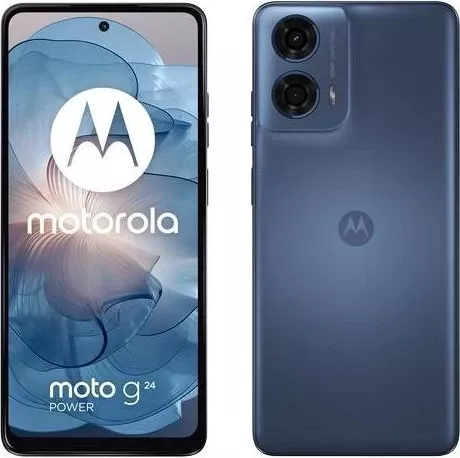 Celular Motorola Moto G24 Power, 8/256GB, Dual SIM, blu det