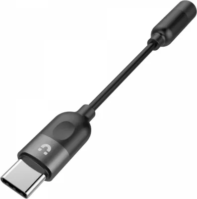 Adapter Unitek USB-C në jack 3.5mm M1204A, e zezë