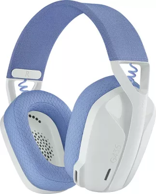 Kufje gaming Logitech G G435 LIGHTSPEED, Wireless, 20 - 20000 Hz, 165 g, E bardhë dhe lejla