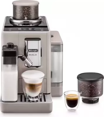Makinë kafeje DeLonghi Rivelia EXAM440.55.BG 19 bar ekran me ngjyra 3.5" LatteCrema Sandy Cream