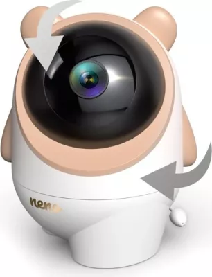 Monitor foshnje neno AMI me video IP-Wi-Fi, sensor temperature, vizion nate, bardhë