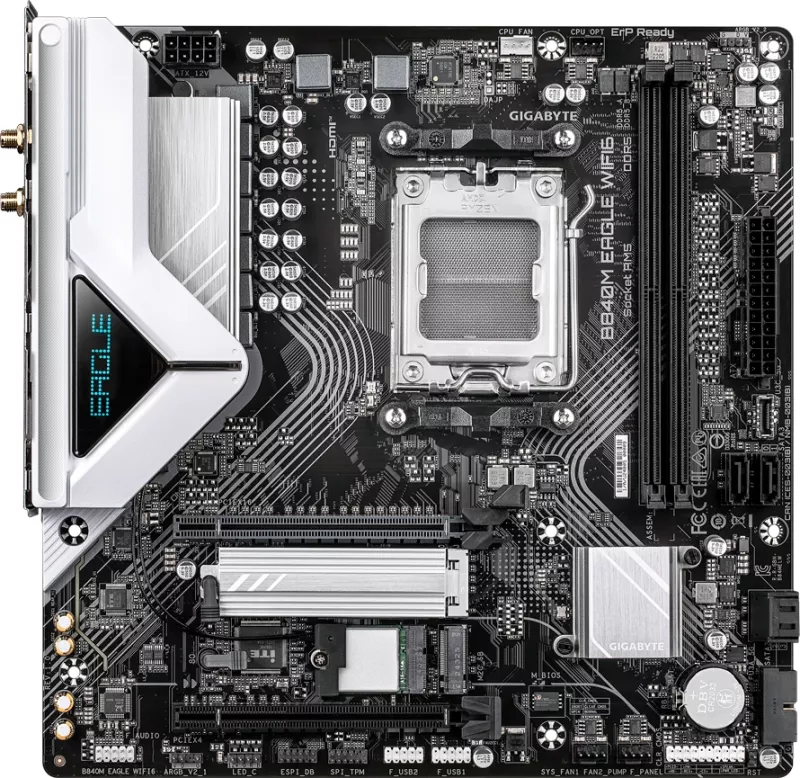 Pllakë amë Gigabyte B840M EAGLE WIFI6, AM5, 2x DDR5, mATX