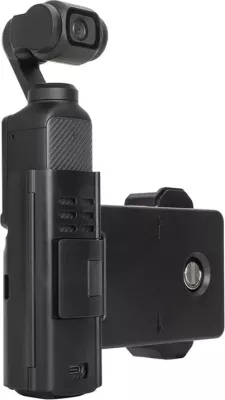Mbajtës telefoni me kuti magazinimi Sunnylife OP3-AD744 për DJI Osmo Pocket 3, zi-portokalli