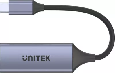 Adapter Unitek USB-C në RJ45 1Gbit LAN, PD 100W