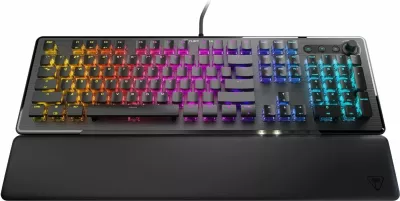 Tastierë mekanike Turtle Beach Vulcan II, full-size, RGB, USB-A, me pushore dore, e zezë