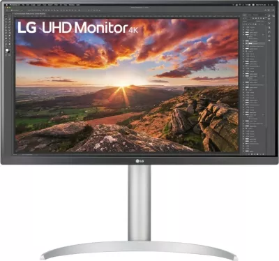 Monitor LG 27UP85NP-W, 27 inç, 4K Ultra HD, LED, 5 ms, argjendtë