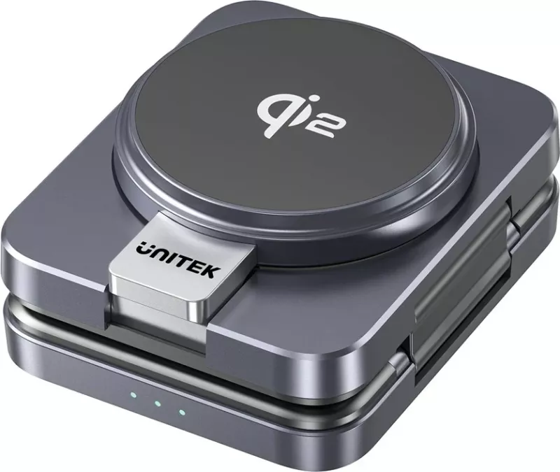 Karikues wireless UNITEK P1300AGY01 për celular, kufje, smartwatch, Gri