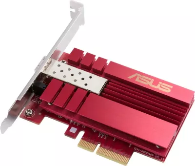 Kartë rrjeti ASUS XG-C100F, PCI Express, 10Gbps, Fiber, e kuqe