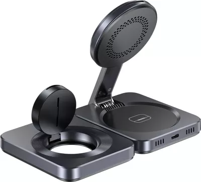 Karikues wireless UNITEK P1300AGY01 për celular, kufje, smartwatch, Gri