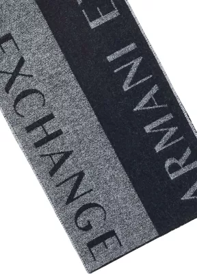 Shall për meshkuj Armani Exchange XM001715 AF17471, gri-blu