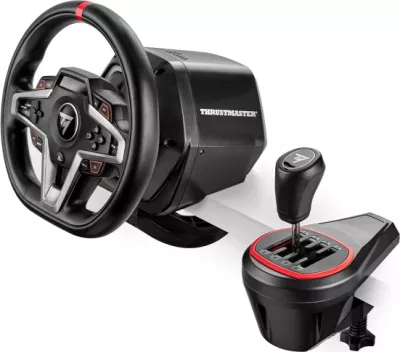 Ndërrues marshe Thrustmaster TH8S, 8 marshe H-pattern, USB/USB-C, me kapëse montimi, i zi