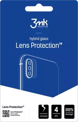 Xham mbrojtës hibrid për kamerë 3mk Lens Protection për Asus Zenfone 8, 6H, 0.16 mm, transparent