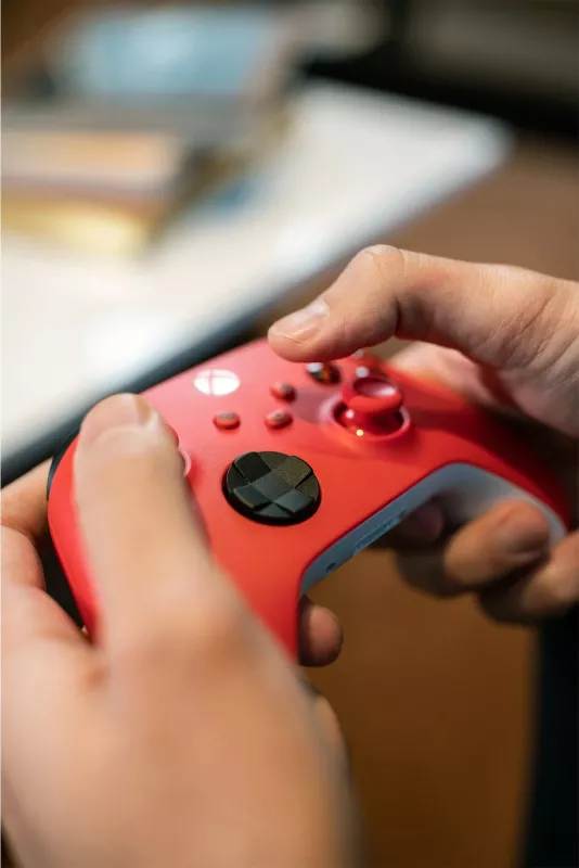 Gamepad Microsoft Xbox Wireless Controller, Bluetooth/USB, i kuq