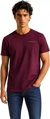 Maicë për meshkuj Tommy Hilfiger Jeans TJM Slim Linear Ches DM0DM21780, bordo
