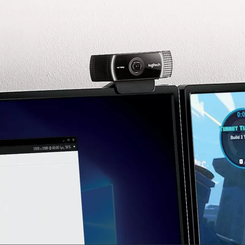 Kamerë Logitech C922 PRO HD STREAM, 1920 x 1080 pixels, Full HD, 60 fps, e zezë