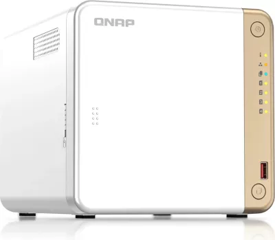 Kasë NAS QNAP TS-462-4G, Intel Celeron N4505, 4 GB RAM DDR4, Tower, Bardhë