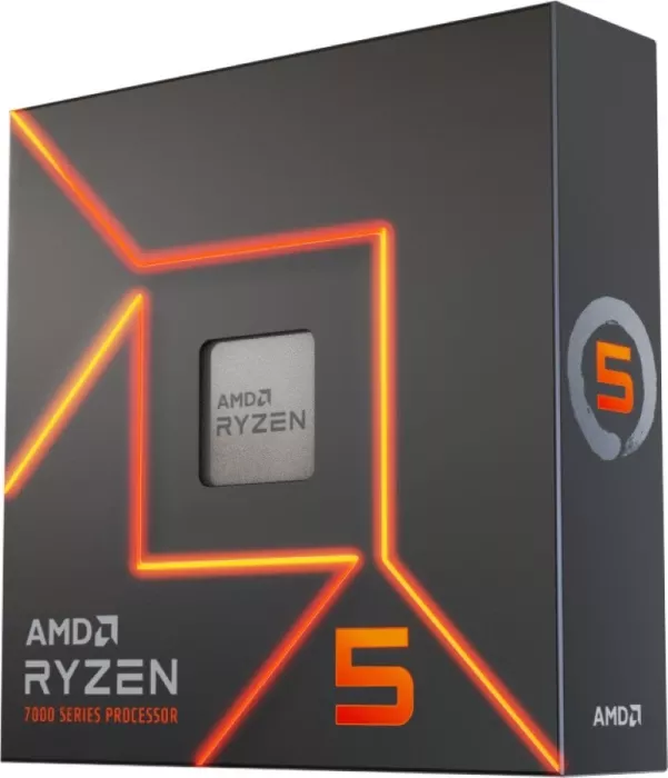 Procesor AMD Ryzen 5 7600X, Socket AM5, 6 bërthama/12 fije, 4.7-5.3GHz, grafikë e integrume Radeon, pa ftohës