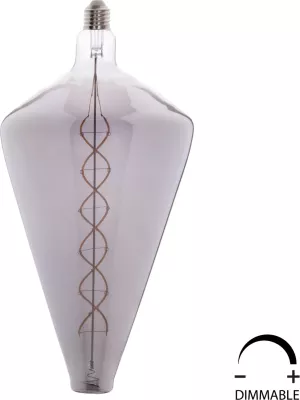 Llampë LED filament, ngjyrë tymi, FH4054.03, 8W, E27, 3000K, me ndriçim të rregullueshëm