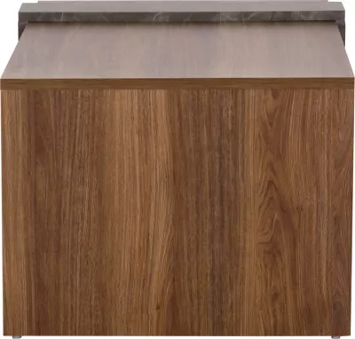Tavolinë kafeje WILMA, teksturë guri gri, FH8950.13, 80Χ50Χ35H cm
