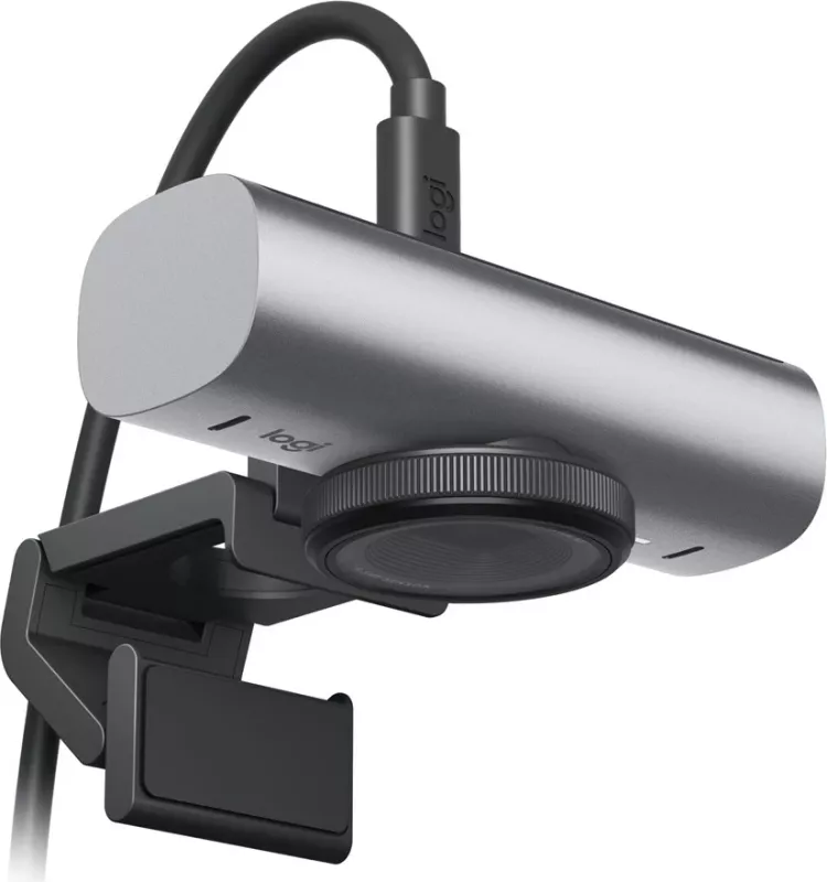 Webcam Logitech MX Brio, 4K, 3 mikrofona, USB Type C, Grafit