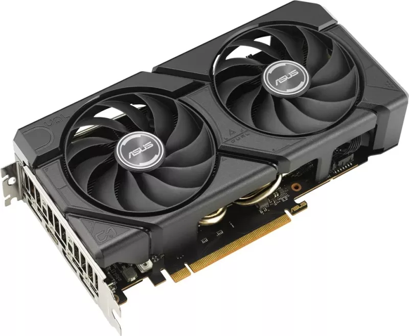 Kartelë grafike ASUS Dual RX7600-O8G-EVO, 8 GB GDDR6, E zezë